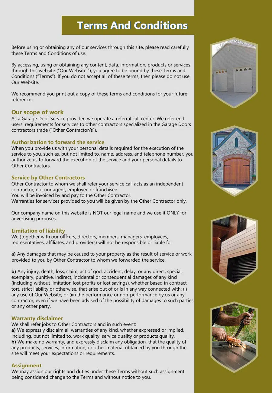 HighTech Garage Door Service Annapolis, MD 410-787-5059